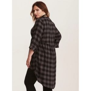 TORRID | Lexie Checkered Challis Babydoll Tunic